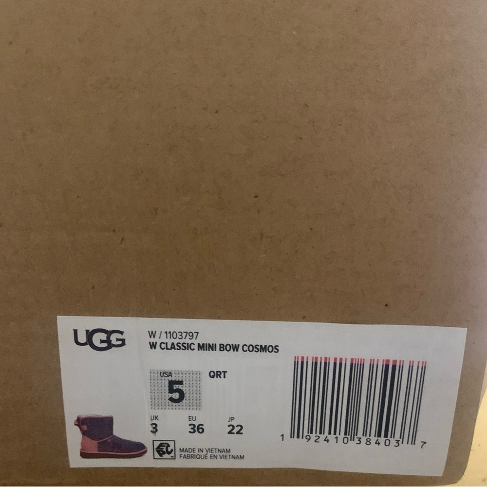 Rare Uggs Brand New Discontinued Sparkly Pink/Purple Boots Amazingly Beautiful - Picture 7 of 11